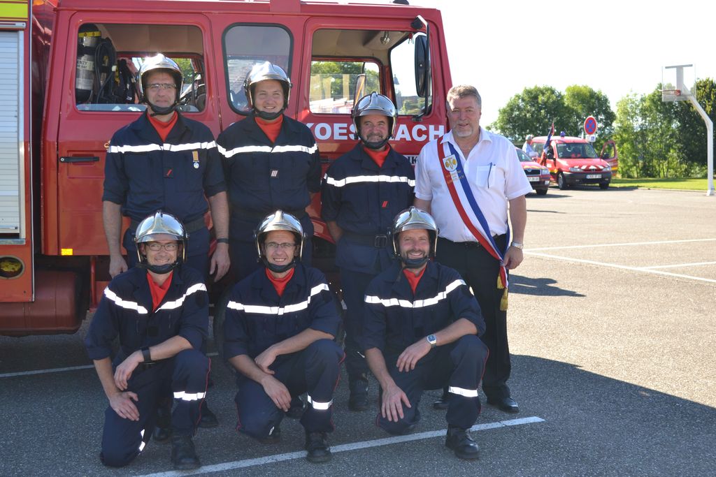 Le corps des Sapeurs Pompiers de Koestlach